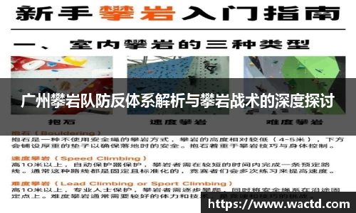 广州攀岩队防反体系解析与攀岩战术的深度探讨